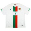 Portugali Ronaldo 7 2010 Retro Vieraspelipaita