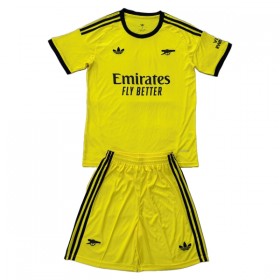 Arsenal Maalivahti Lasten Paita Keltainen 2025-26 Lyhythihainen (+ shortsit)