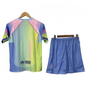 Barcelona Lasten Paita Keltainen 2025-26 Limited edition Lyhythihainen (+ shortsit)