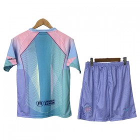 Barcelona Lasten Paita Sininen 2025-26 Limited edition Lyhythihainen (+ shortsit)