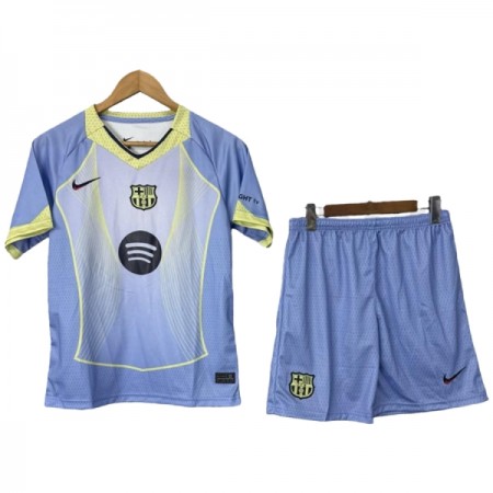 Barcelona Lasten Paita Violetti 2025-26 Limited edition Lyhythihainen (+ shortsit)