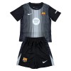 FC Barcelona Maalivahti Lasten Paita Musta 2025-26 Lyhythihainen (+ shortsit)