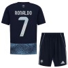 Al Nassr Ronaldo 7 Lasten Vieraspelipaita 2025-26 Lyhythihainen (+ shortsit)