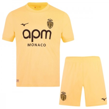 AS Monaco Lasten Kolmaspelipaita 2025-26 Lyhythihainen (+ shortsit)