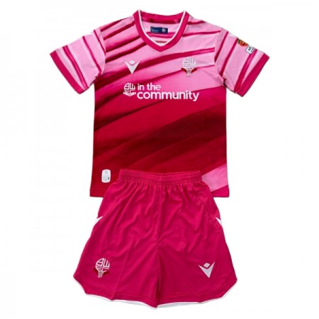 Bolton Wanderers Lasten Kolmaspelipaita 2025-26 Lyhythihainen (+ shortsit)