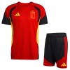 Belgia Lasten Mm-Kisat 2026 Training Pelipaita Punainen Lyhythihainen (+ shortsit)