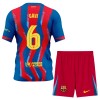 FC Barcelona Gavi 6 Lasten Neljäspelipaita 2025-26 Lyhythihainen (+ shortsit)