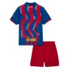 FC Barcelona Lasten Neljäspelipaita 2025-26 Lyhythihainen (+ shortsit)