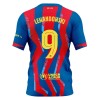FC Barcelona Lewandowski 9 Lasten Neljäspelipaita 2025-26 Lyhythihainen (+ shortsit)