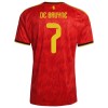 Belgia De Bruyne 7 Lasten Kotipelipaita Mm-Kisat 2026 Lyhythihainen (+ shortsit)