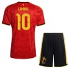 Belgia Lukaku 10 Lasten Kotipelipaita Mm-Kisat 2026 Lyhythihainen (+ shortsit)