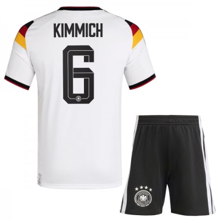 Saksa Kimmich 6 Lasten Kotipelipaita Mm-Kisat 2026 Lyhythihainen (+ shortsit)