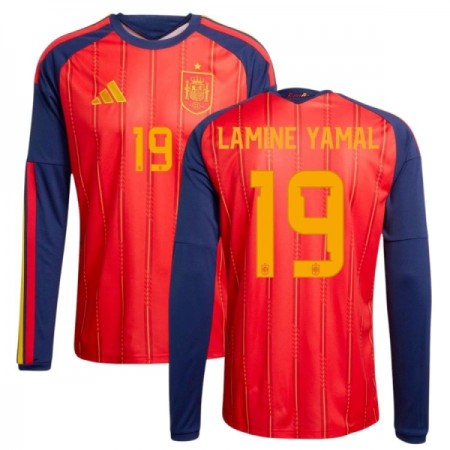 Espanja Lamine Yamal 19 Kotipelipaita Mm-Kisat 2026 Pitkähihainen