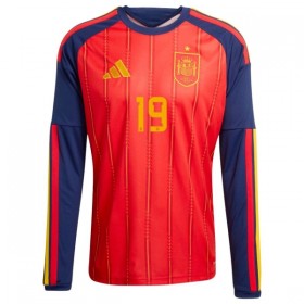 Espanja Lamine Yamal 19 Kotipelipaita Mm-Kisat 2026 Pitkähihainen
