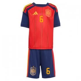 Espanja Merino 6 Lasten Kotipelipaita Mm-Kisat 2026 Lyhythihainen (+ shortsit)
