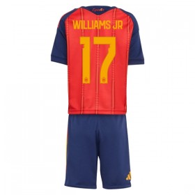 Espanja Williams JR 17 Lasten Kotipelipaita Mm-Kisat 2026 Lyhythihainen (+ shortsit)