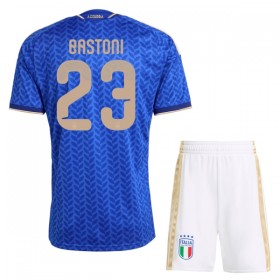 Italia Bastoni 23 Lasten Kotipelipaita Mm-Kisat 2026 Lyhythihainen (+ shortsit)