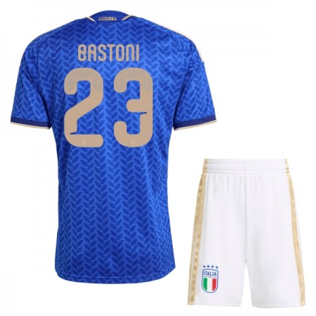 Italia Bastoni 23 Lasten Kotipelipaita Mm-Kisat 2026 Lyhythihainen (+ shortsit)