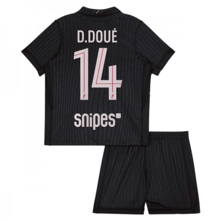 Paris Saint-Germain D. Doue 14 Jordan Lasten Neljäspelipaita 2025-26 Lyhythihainen (+ shortsit)