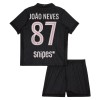 Paris Saint-Germain Joao Neves 87 Jordan Lasten Neljäspelipaita 2025-26 Lyhythihainen (+ shortsit)
