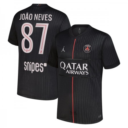 Paris Saint-Germain Joao Neves 87 Jordan Neljäspelipaita 2025-26