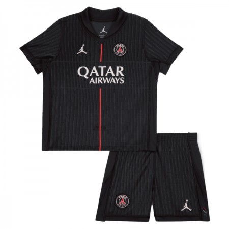 Paris Saint-Germain Jordan Lasten Neljäspelipaita 2025-26 Lyhythihainen (+ shortsit)