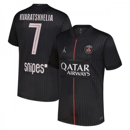 Paris Saint-Germain Kvaratskhelia 7 Jordan Neljäspelipaita 2025-26