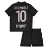 Paris Saint-Germain O. Dembele 10 Jordan Lasten Neljäspelipaita 2025-26 Lyhythihainen (+ shortsit)