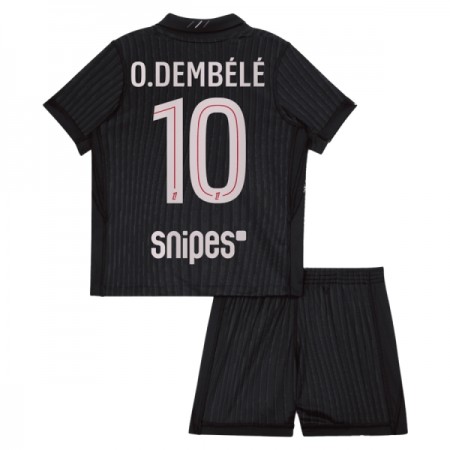 Paris Saint-Germain O. Dembele 10 Jordan Lasten Neljäspelipaita 2025-26 Lyhythihainen (+ shortsit)