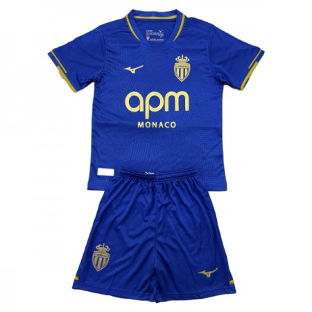 AS Monaco Lasten Vieraspelipaita 2025-26 Lyhythihainen (+ shortsit)