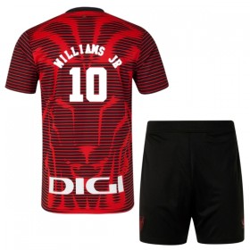 Athletic Bilbao Williams JR 10 Lasten Neljäspelipaita 2025-26 Lyhythihainen (+ shortsit)