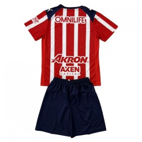 Chivas de CD Guadalajara Lasten Kotipelipaita 2025-26 Lyhythihainen (+ shortsit)
