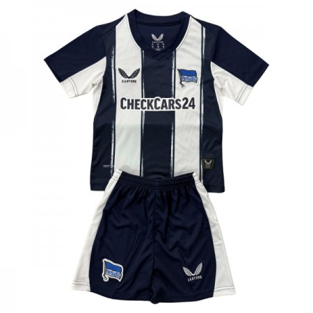Hertha BSC Lasten Kotipelipaita 2025-26 Lyhythihainen (+ shortsit)