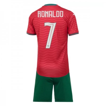 Portugali Ronaldo 7 Lasten Kotipelipaita Mm-Kisat 2026 Lyhythihainen (+ shortsit)
