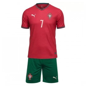 Portugali Ronaldo 7 Lasten Kotipelipaita Mm-Kisat 2026 Lyhythihainen (+ shortsit)
