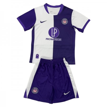 Toulouse Lasten Kotipelipaita 2025-26 Lyhythihainen (+ shortsit)