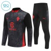 AC Milan Lasten Training Huppari Musta 2025-26 Quarter-zip