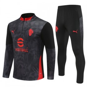AC Milan Training Huppari Musta 2025-26 Quarter-zip