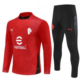 AC Milan Training Huppari Punainen 2025-26 Quarter-zip