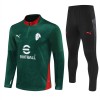 AC Milan Training Huppari Vihreä 2025-26 Quarter-zip