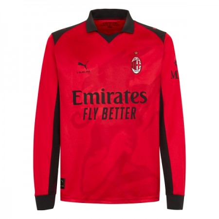 AC Milan Neljäspelipaita 2025-26 Pitkähihainen