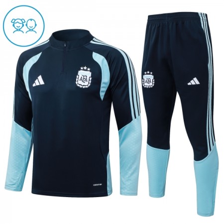Argentiina Lasten Training Huppari Navy 2026-27 Quarter-zip