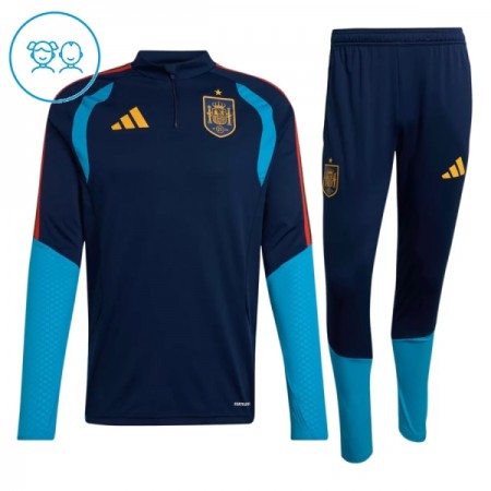 Espanja Lasten Training Huppari Navy 2026-27 Quarter-zip