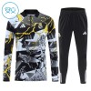 Real Madrid Marvel Lasten Training Huppari Musta 2026-27 Quarter-zip