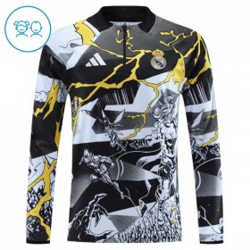 Real Madrid Marvel Lasten Training Huppari Musta 2026-27 Quarter-zip