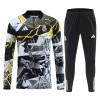 Real Madrid Marvel Training Huppari Musta 2026-27 Quarter-zip