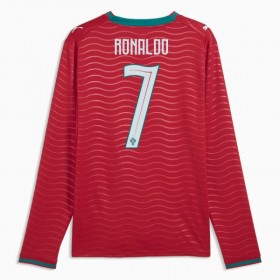 Portugali Ronaldo 7 Kotipelipaita Mm-Kisat 2026 Pitkähihainen