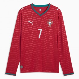 Portugali Ronaldo 7 Kotipelipaita Mm-Kisat 2026 Pitkähihainen