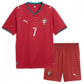 Portugali Ronaldo 7 Lasten Kotipelipaita Mm-Kisat 2026 Lyhythihainen (+ shortsit)