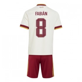 Espanja Fabian 8 Lasten Vieraspelipaita Mm-Kisat 2026 Lyhythihainen (+ shortsit)